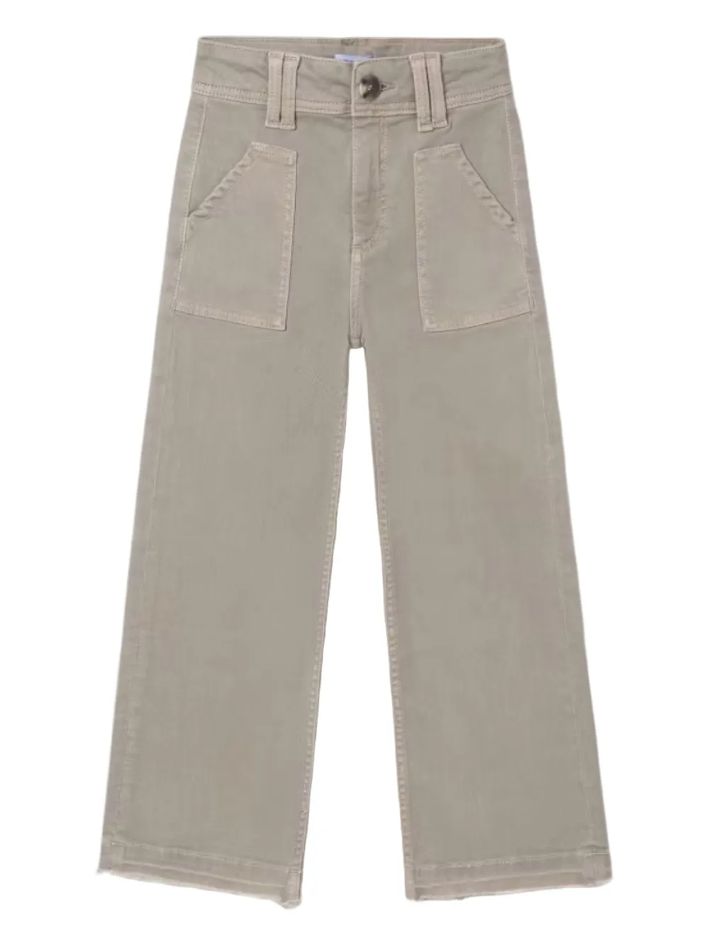 Mayoral flared twill trousers | Neutrals | Image 1