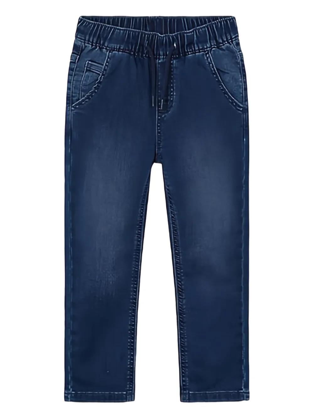 Mayoral elasticated-waistband jeans - Blu