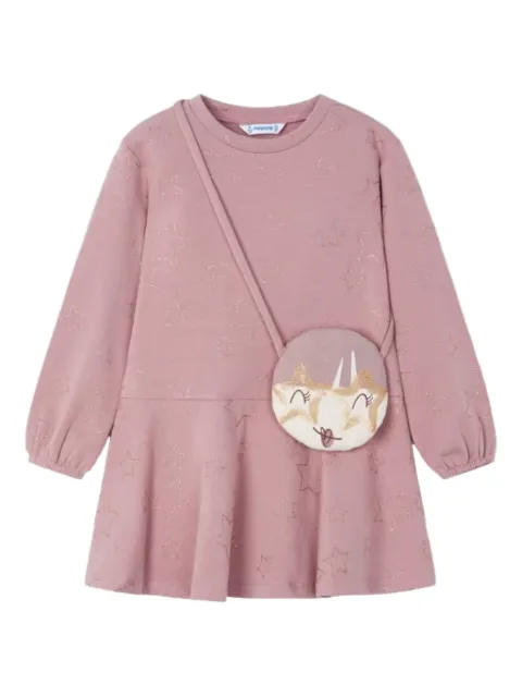 Mayoral set de vestido manga larga con cuello redondo