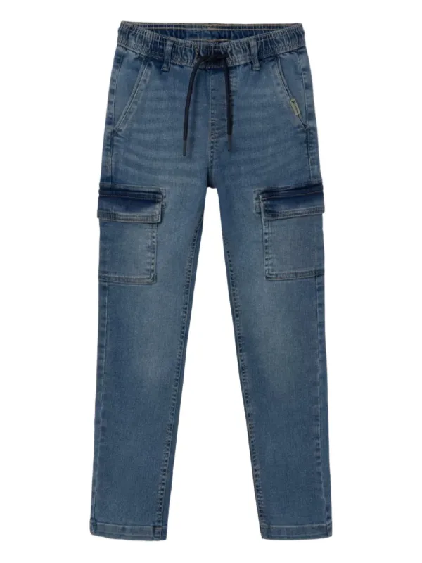 Pantalon de jogging taille élastiquée bleu foncé garçon | La Halle