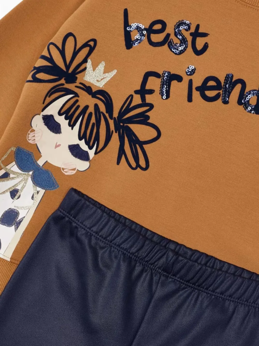 Mayoral Trainingspak met ronde hals en patroon Bruin