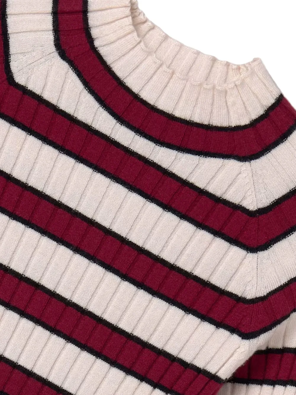 Mayoral Gestreepte coltrui Beige