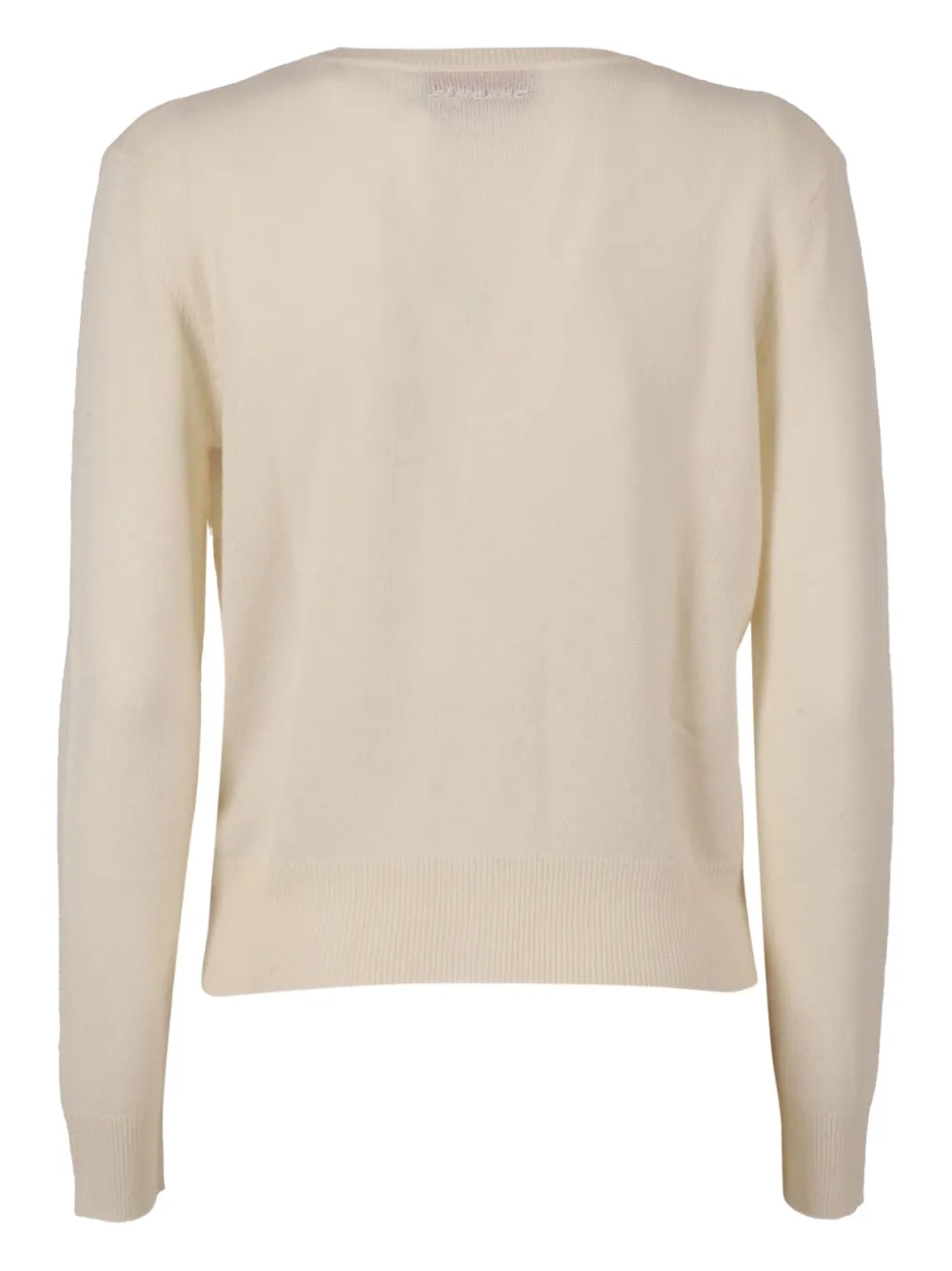 Ermanno Scervino Knitted Cardigan In Neutral