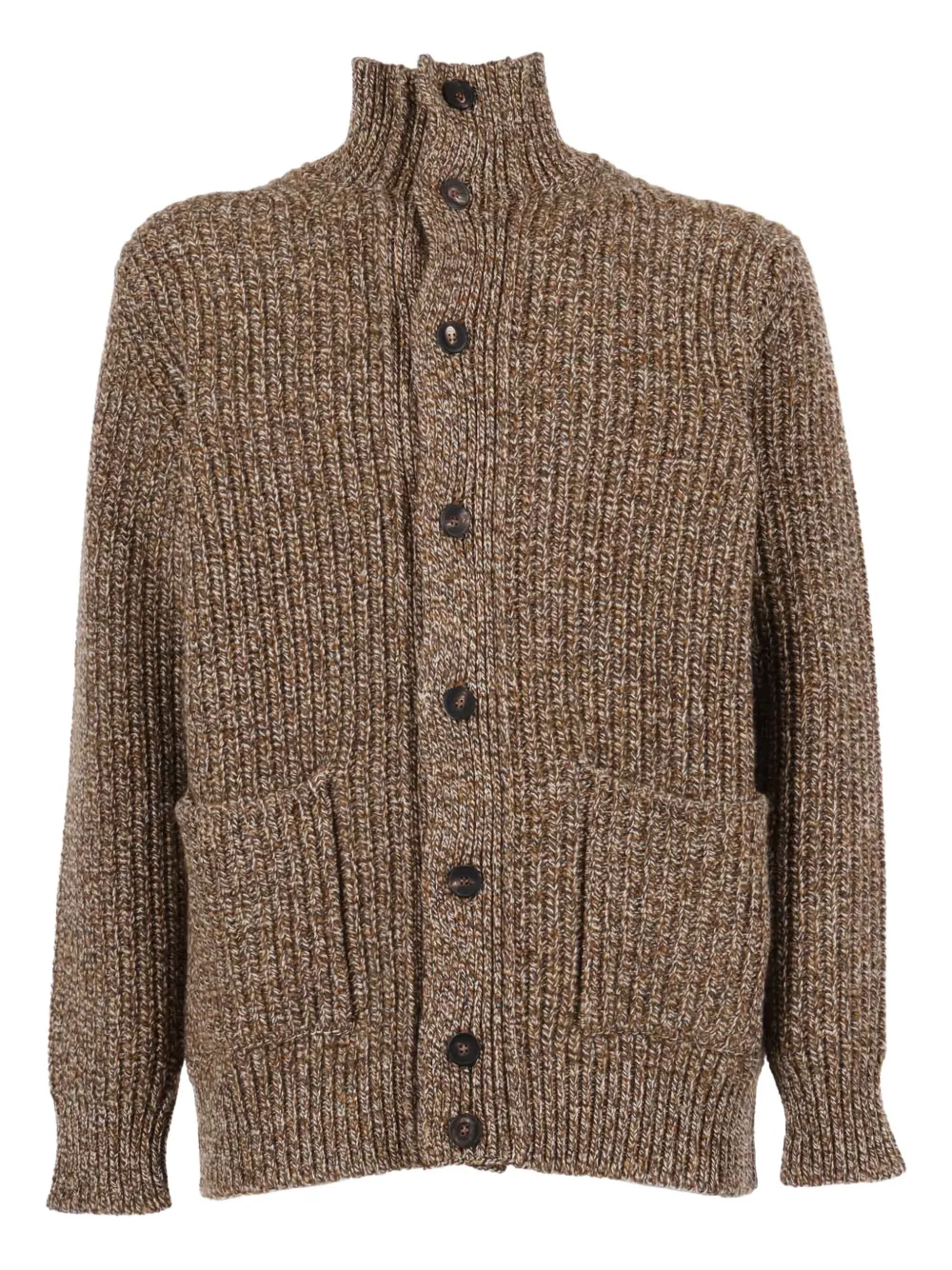 Filippo De Laurentiis button pocket cardigan | Brown | Image 1