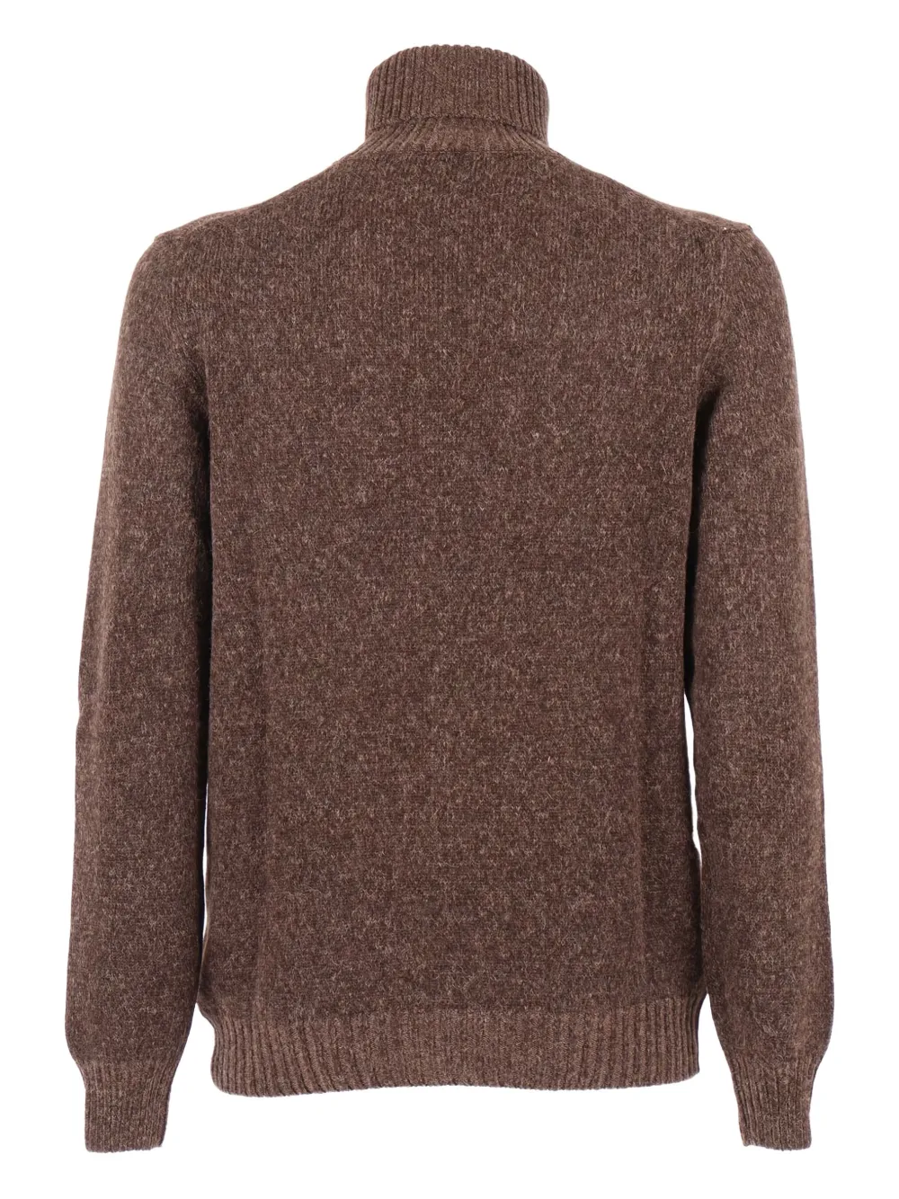 Settefili Cashmere Roll-neck Sweater In Brown