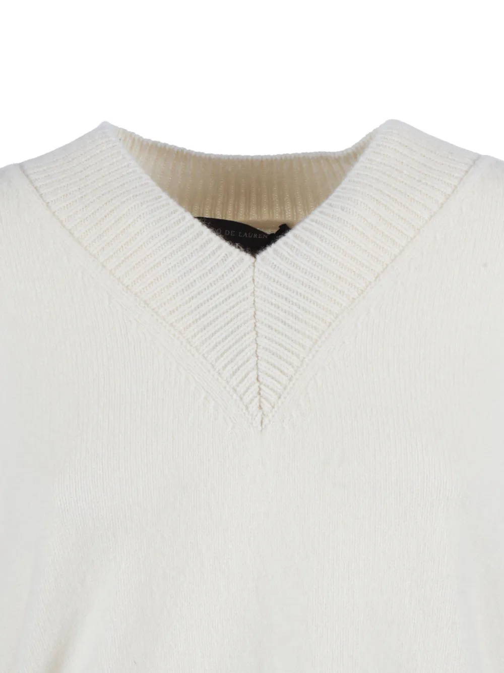Filippo De Laurentiis V-neck Sweater In Neutral