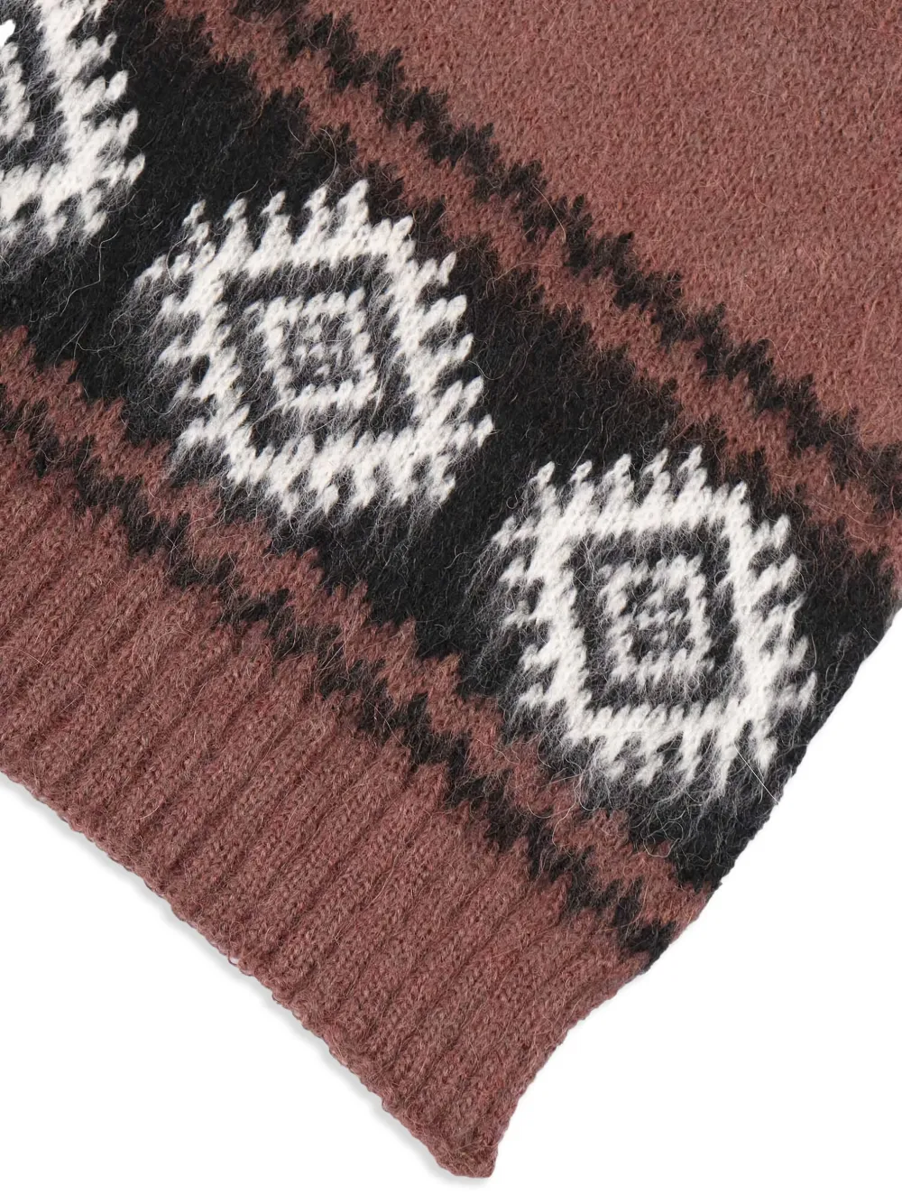 Ermanno Scervino Sjaal met geometrische print Bruin