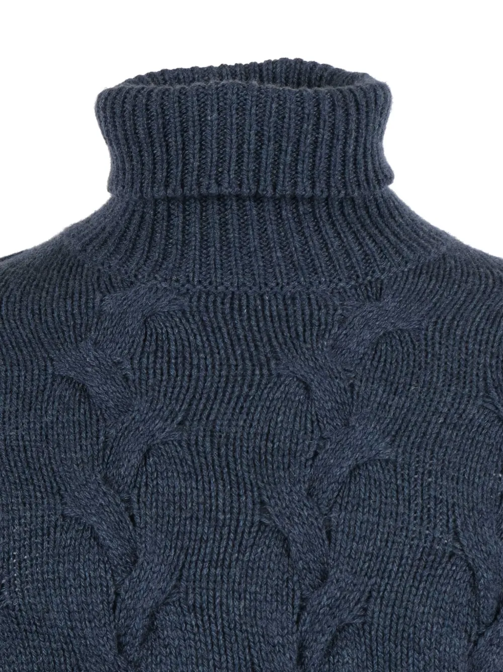 Filippo De Laurentiis Kabelgebreide coltrui Blauw