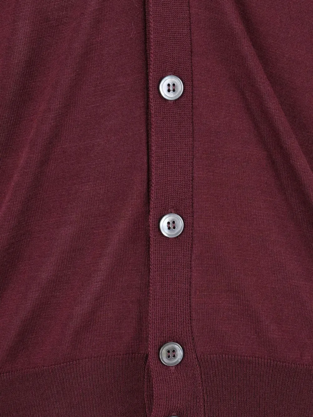 Filippo De Laurentiis Vest van merinowol met knopen Rood