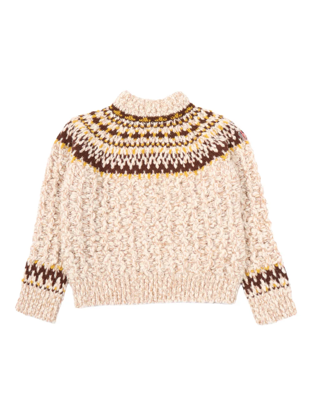 Moncler Grenoble yoke crew neck jumper | Neutrals | Image 1