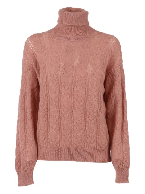 Filippo De Laurentiis cable-knit turtleneck sweater