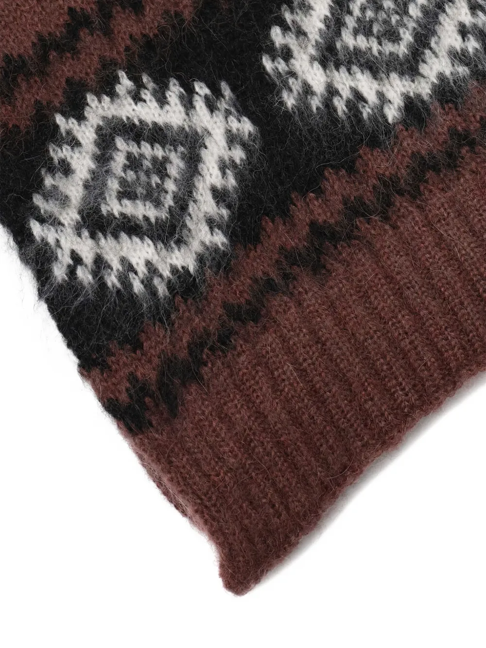 Ermanno Scervino geometric-pattern scarf - Bruin