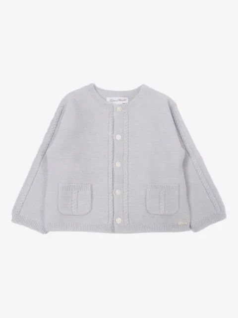Tartine Et Chocolat cable-knit pocket cardigan