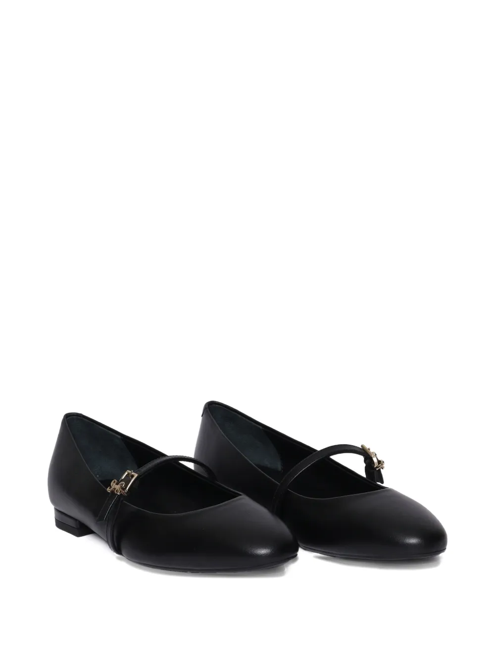 Sergio Levantesi Ambra56 strap ballet flats - Zwart