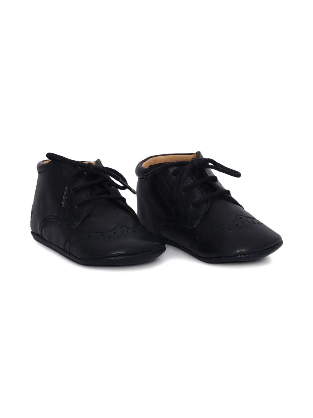 Tartine Et Chocolat perforated detailing pre-walkers | Black | Image 1
