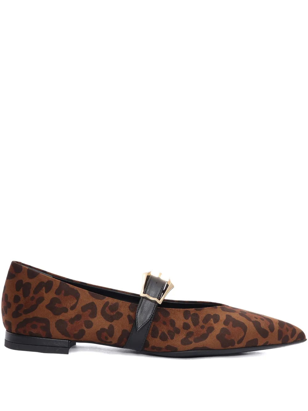 Sergio Levantesi Venere56 Leopard-print Ballet Flats In Animal Print