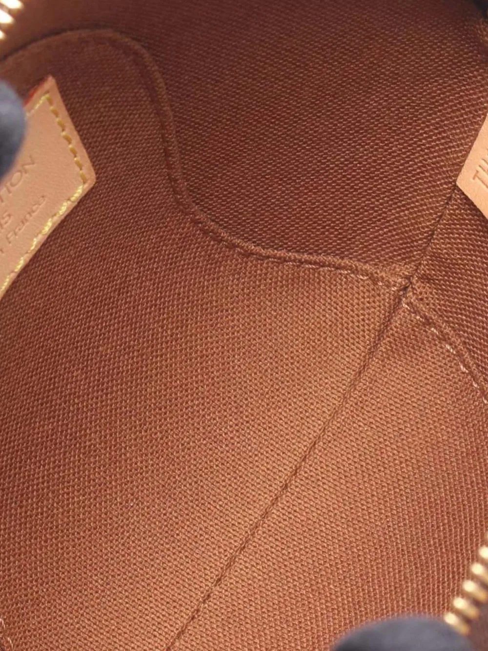 Pre-owned Louis Vuitton 2005 Monogram Mini Ellipse Clutch Bag In Brown