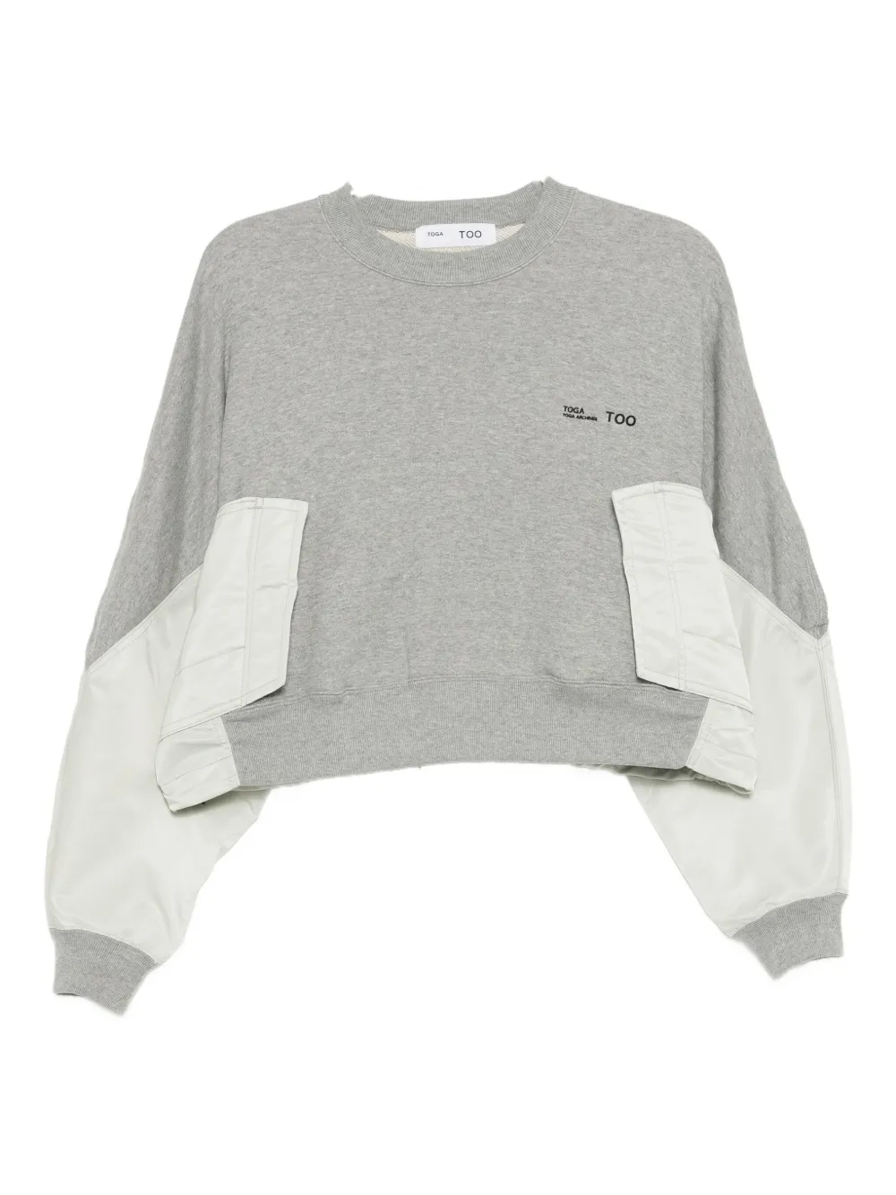 Toga Logo Sweatshirt In Gray