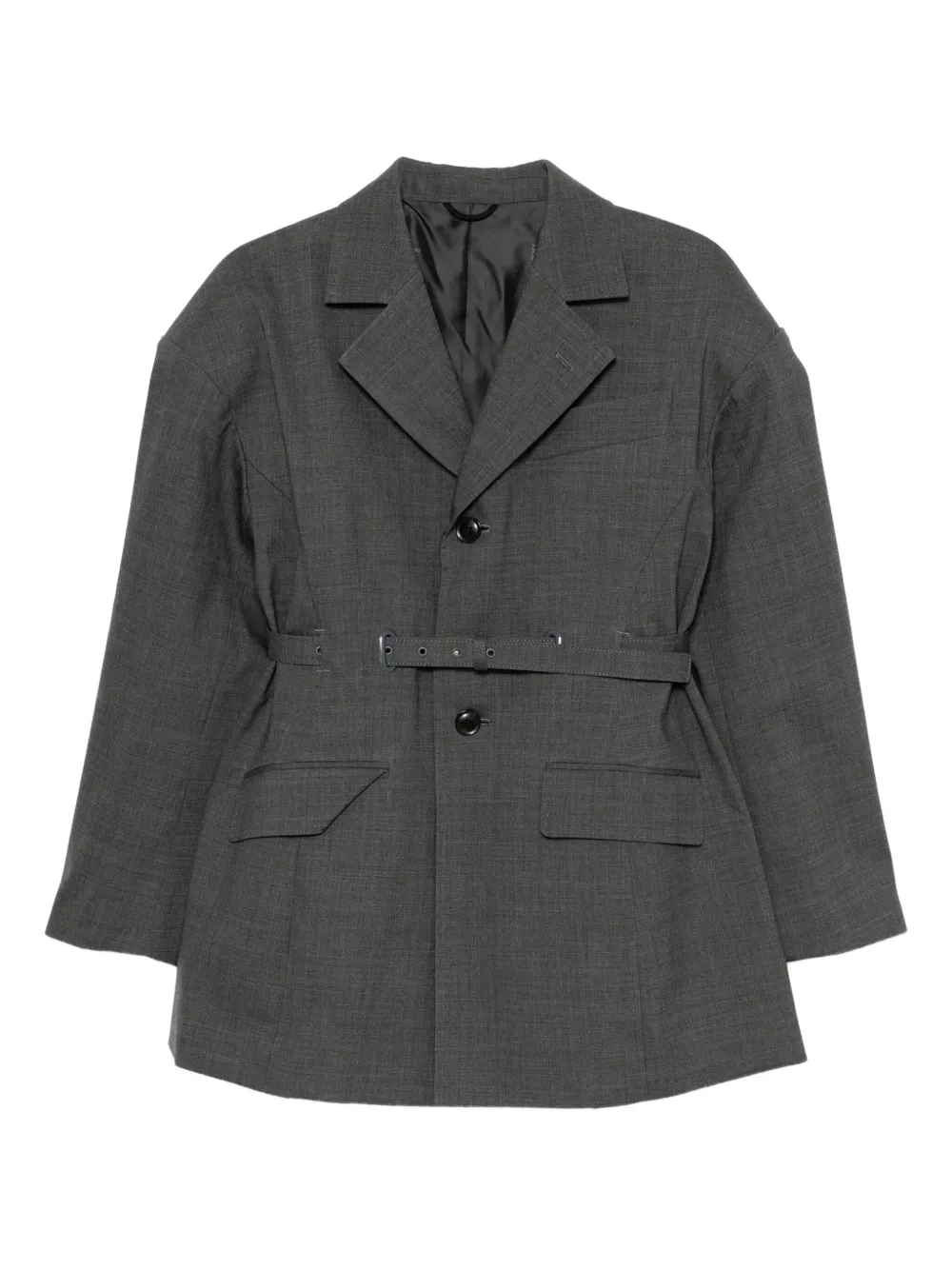 Toga Tropical Bonding Jacket In Gray