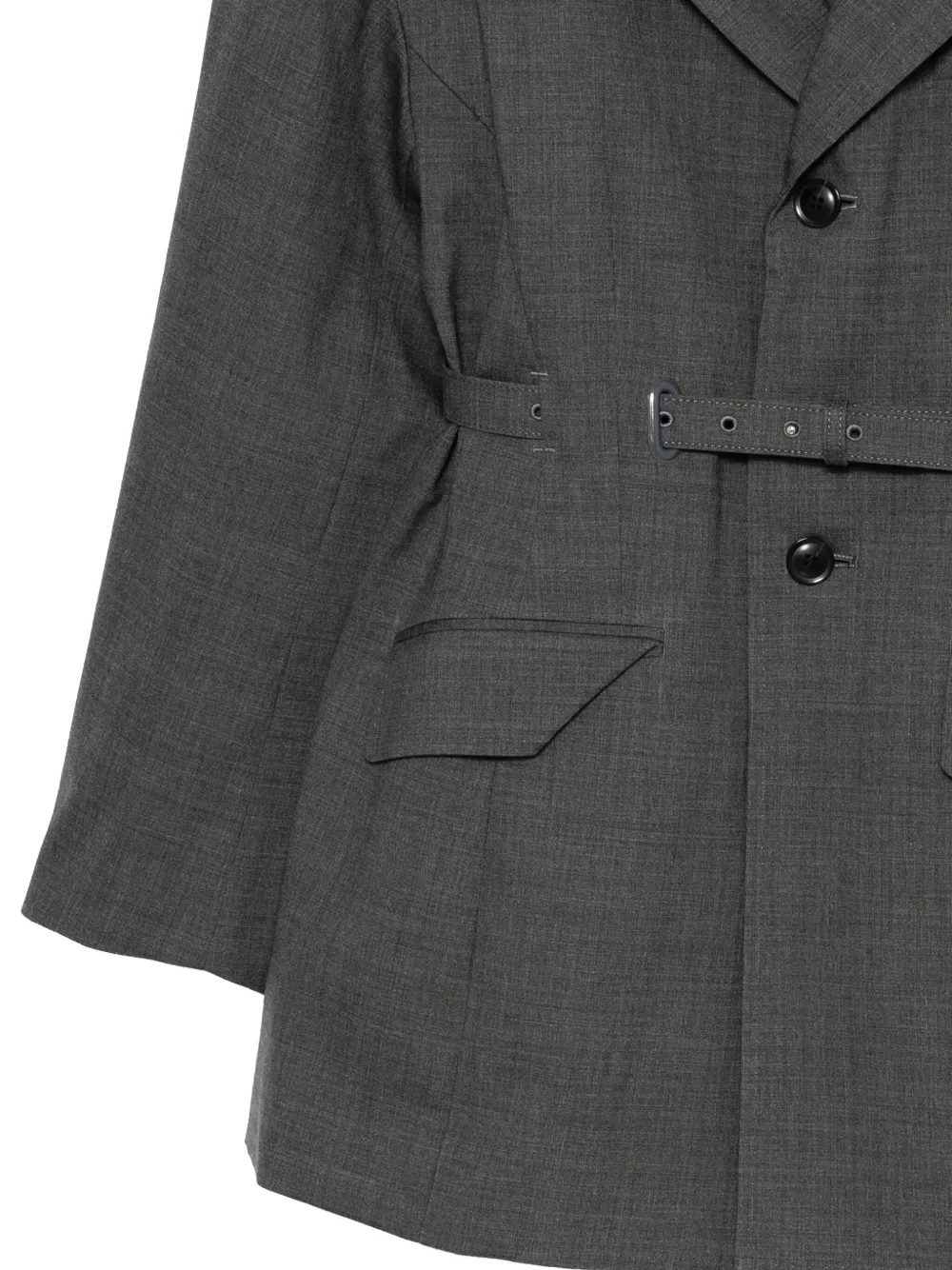 Toga Tropical Bonding Jacket In Gray