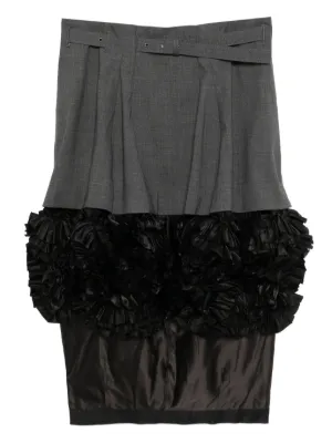 Toga ジップ ミニスカート | ブラック | FARFETCH JP