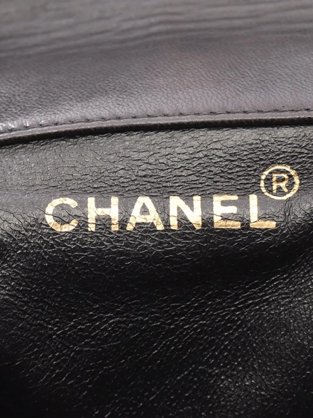 Pre-owned Chanel 1994-1996 Medium Quilted Lambskin Duma Backpack In Black