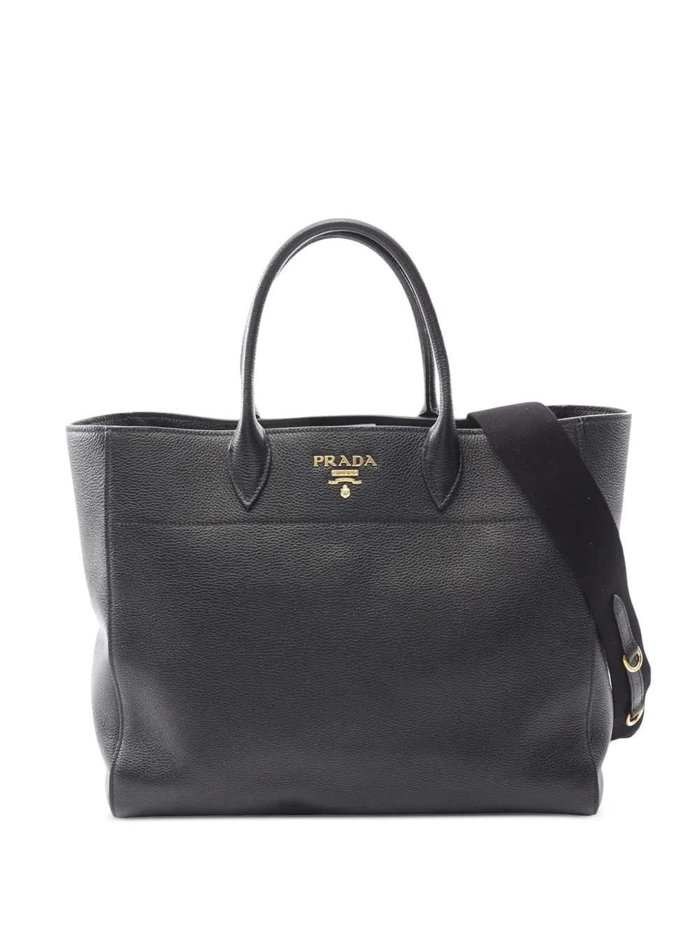 Prada Pre-Owned 2010-2025 Vitello Daino tote bag | Black | Image 1