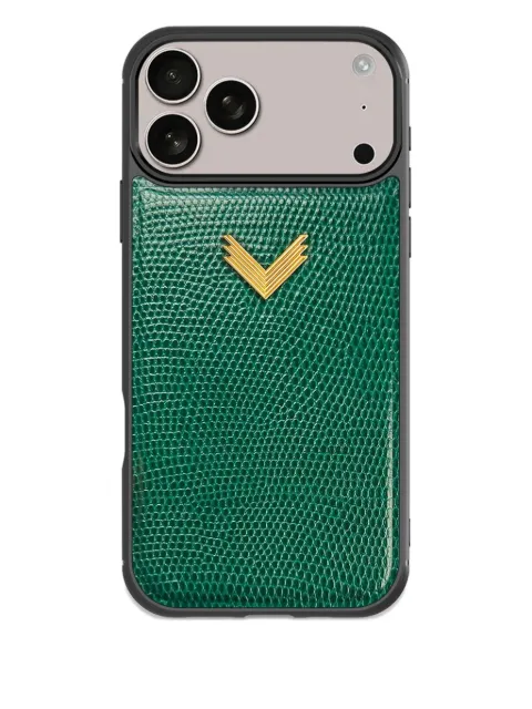 VELANTE funda para iPhone 17 Pro con motivo de piel de serpiente