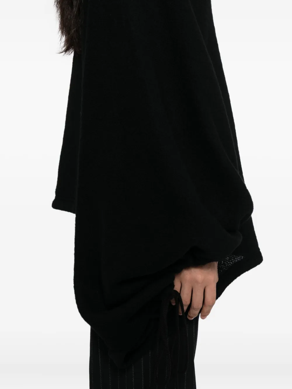 Yohji Yamamoto Turtle-neck Jumper In Black