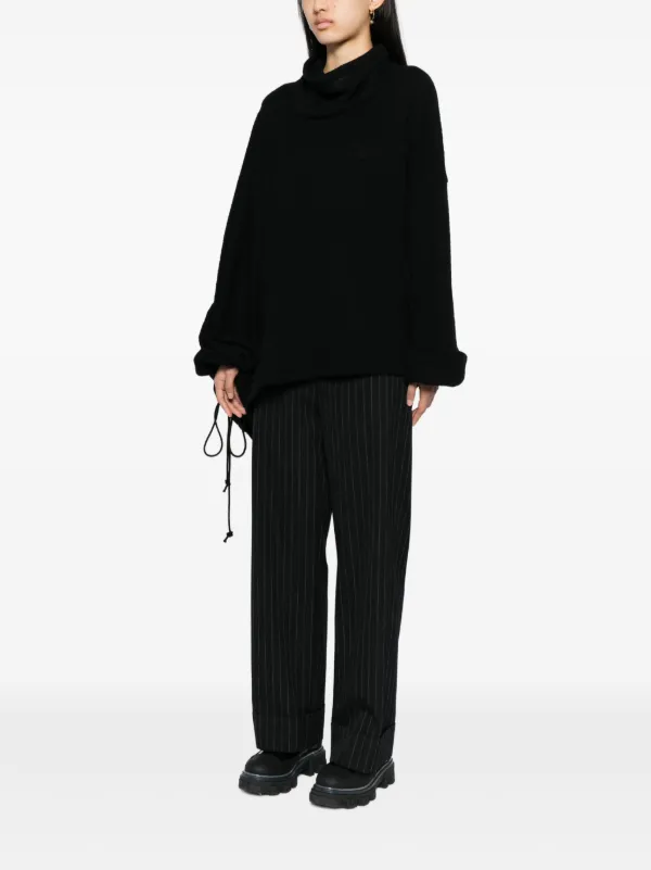 Yohji Yamamoto turtle-neck Jumper | Black | FARFETCH NO