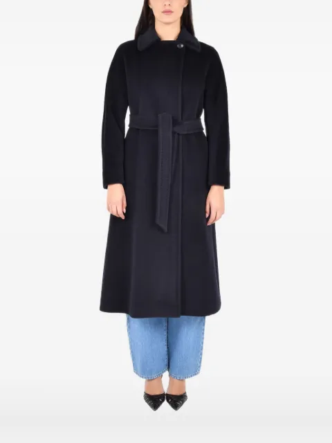 Max Mara manteau à taille ceinturée