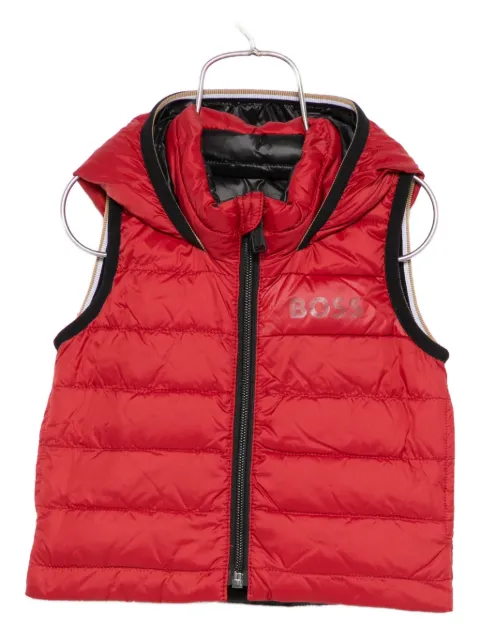 BOSS hooded quilted gilet