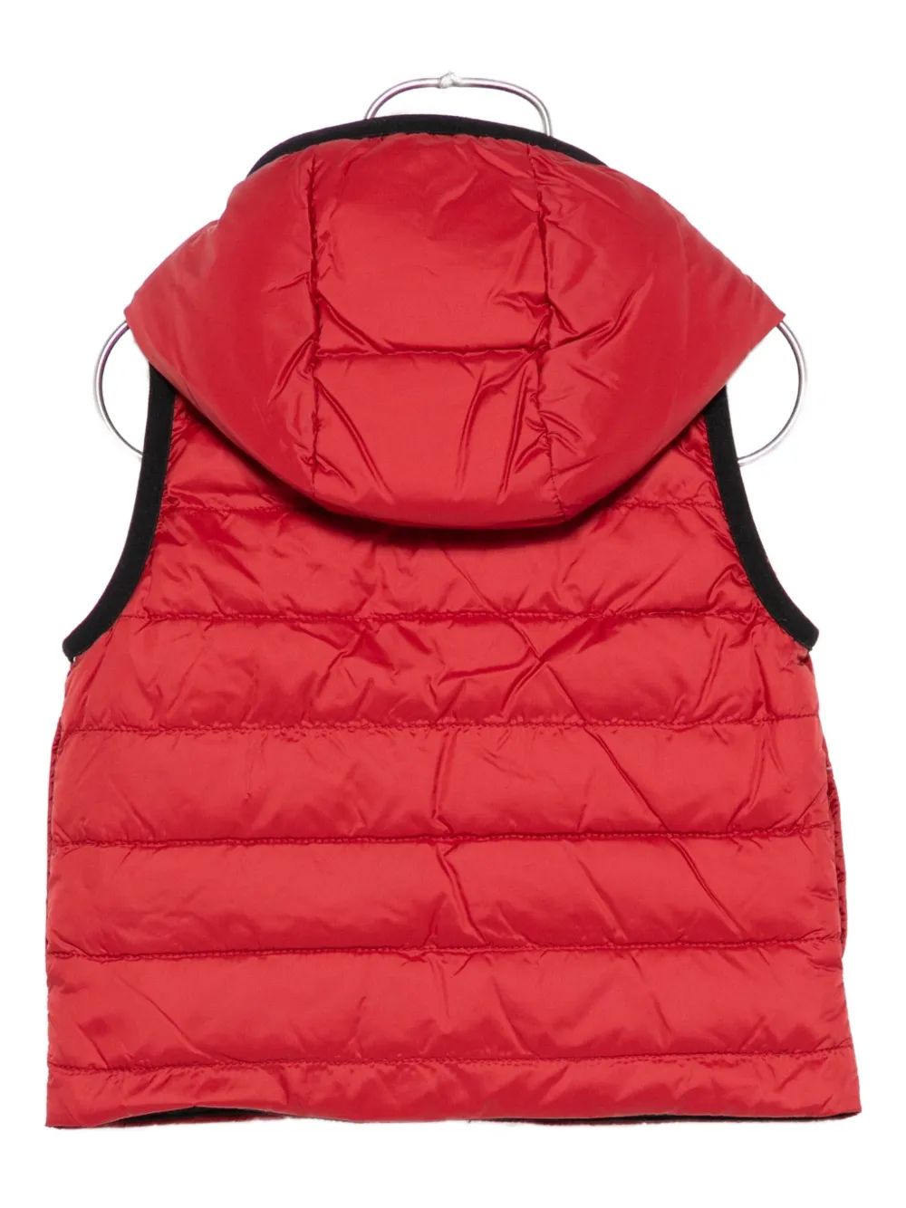 BOSS hooded quilted gilet - Rood