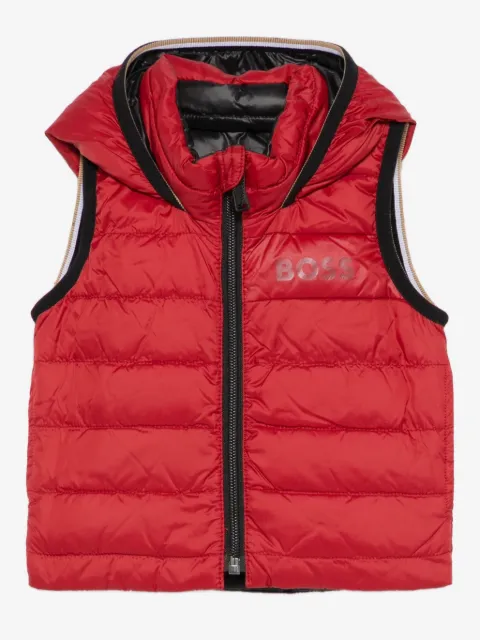 BOSS hooded quilted gilet