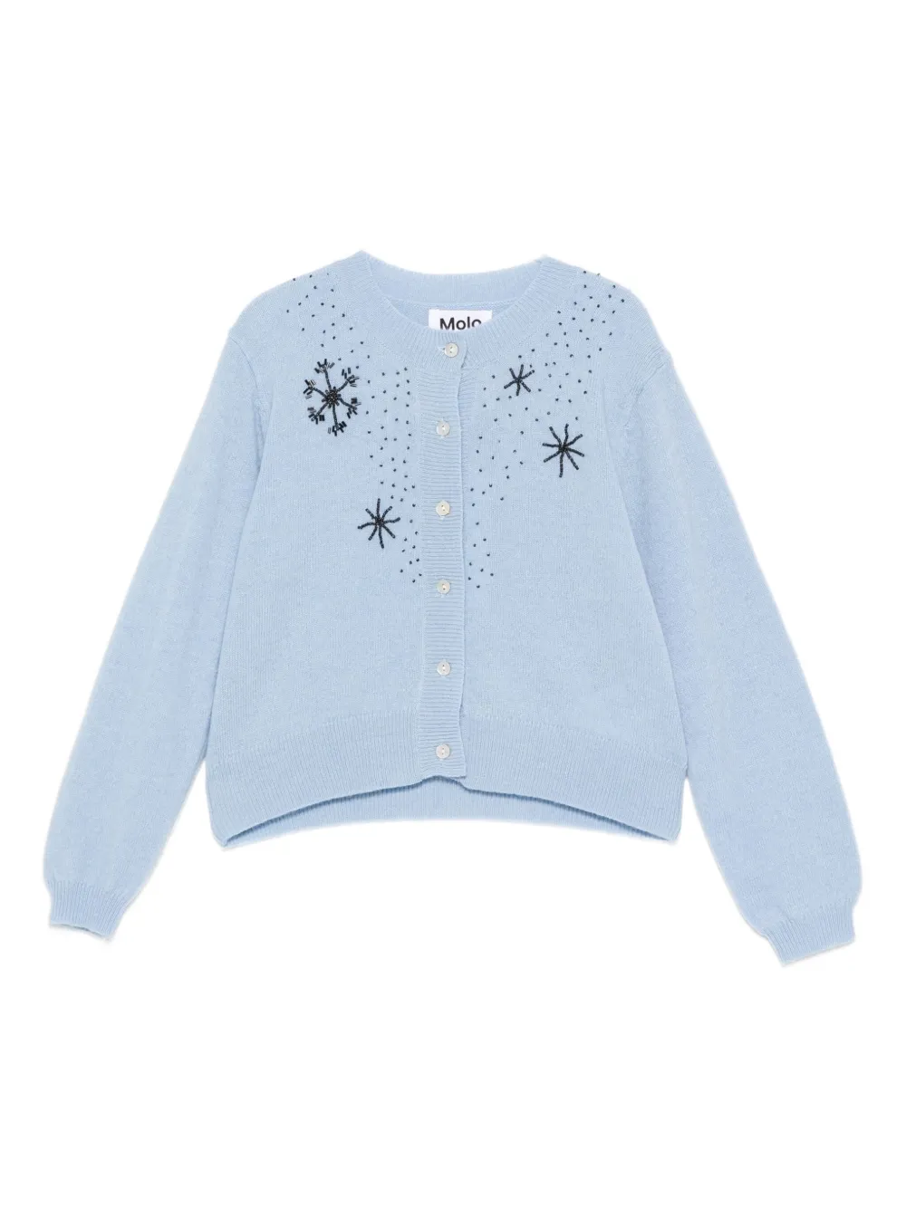 Molo snowflake embellished ginny cardigan | Blue | Image 1