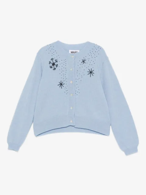 Molo snowflake embellished ginny cardigan