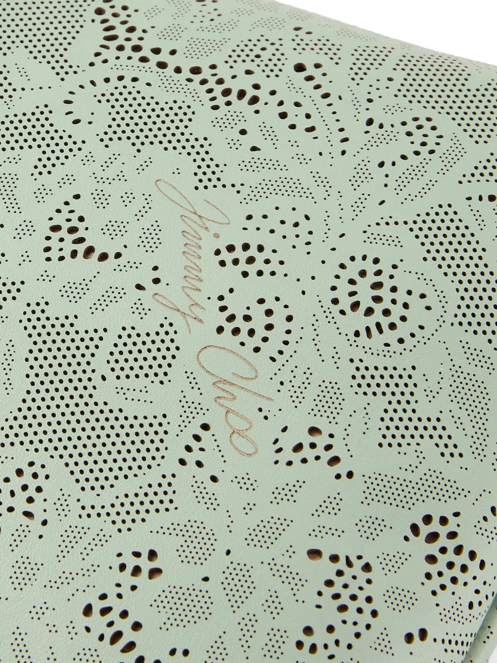 Jimmy Choo floral zipped wallet - Groen