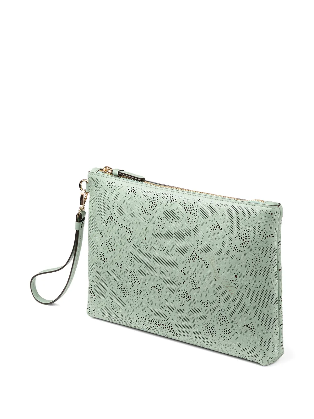 floral zipped wallet