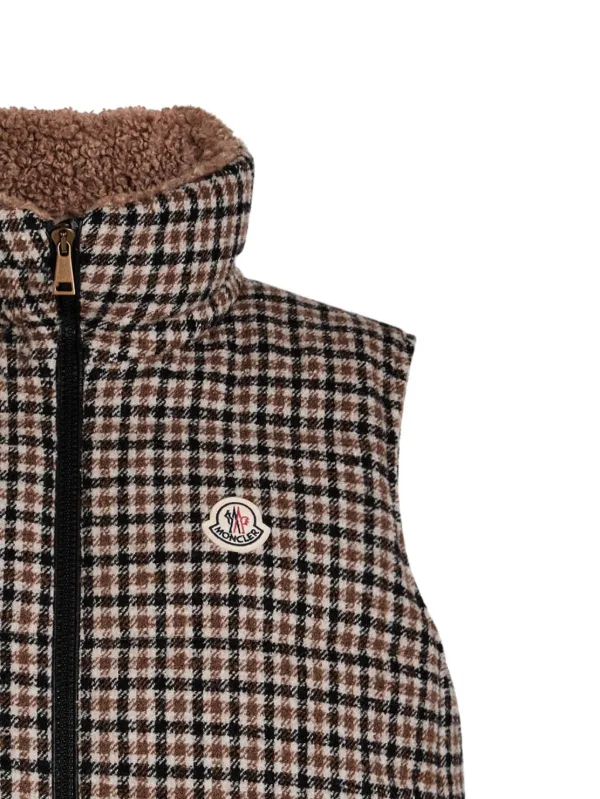 Moncler Touvet ベスト | ブラウン | FARFETCH JP