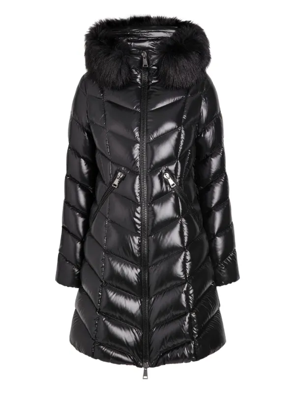 Moncler Fulmarus コート | ブラック | FARFETCH JP