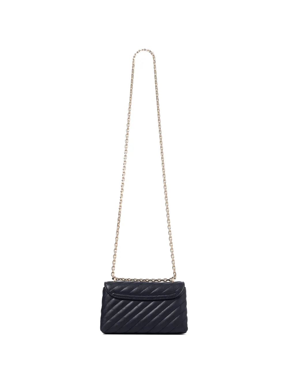 Jimmy Choo Kleine Curve gewatteerde crossbodytas met logo-plakkaat Blauw