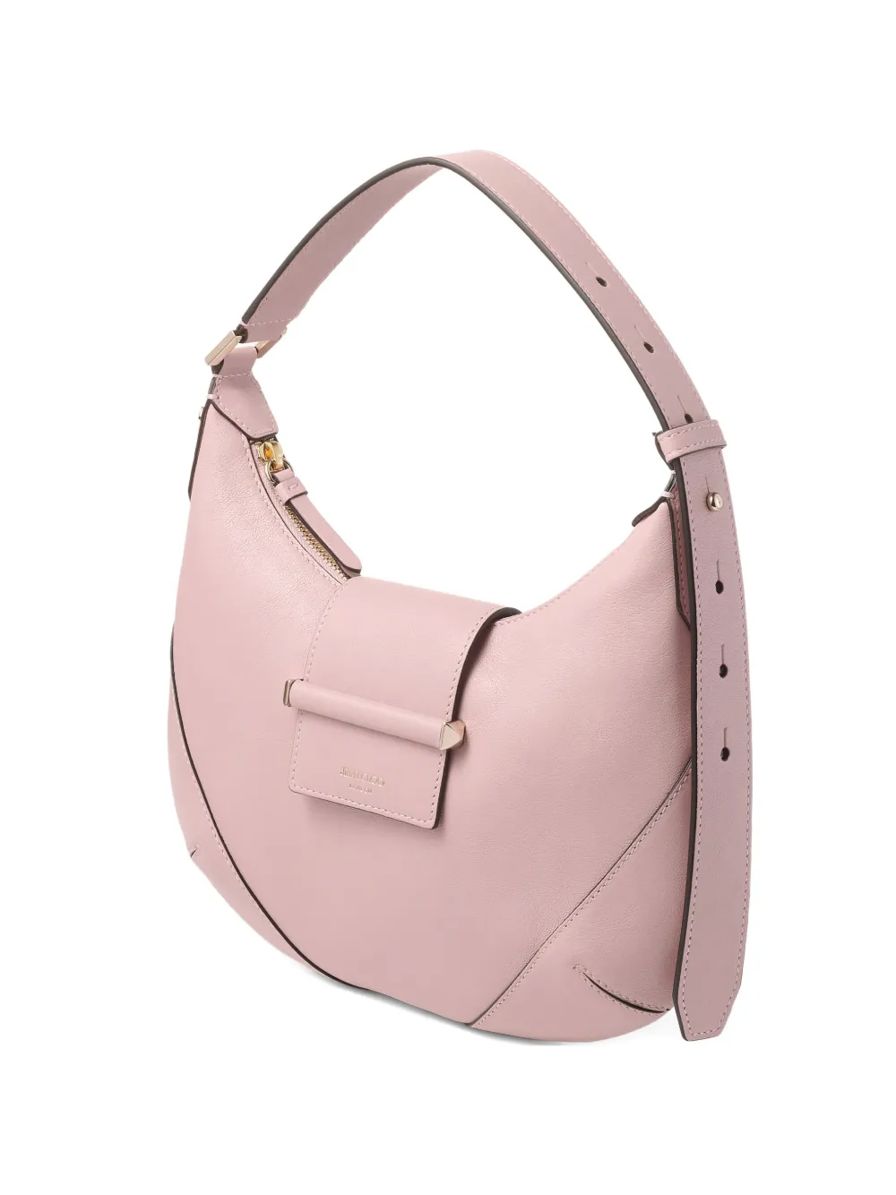 Jimmy Choo small Bar logo shoulder bag - Rosa