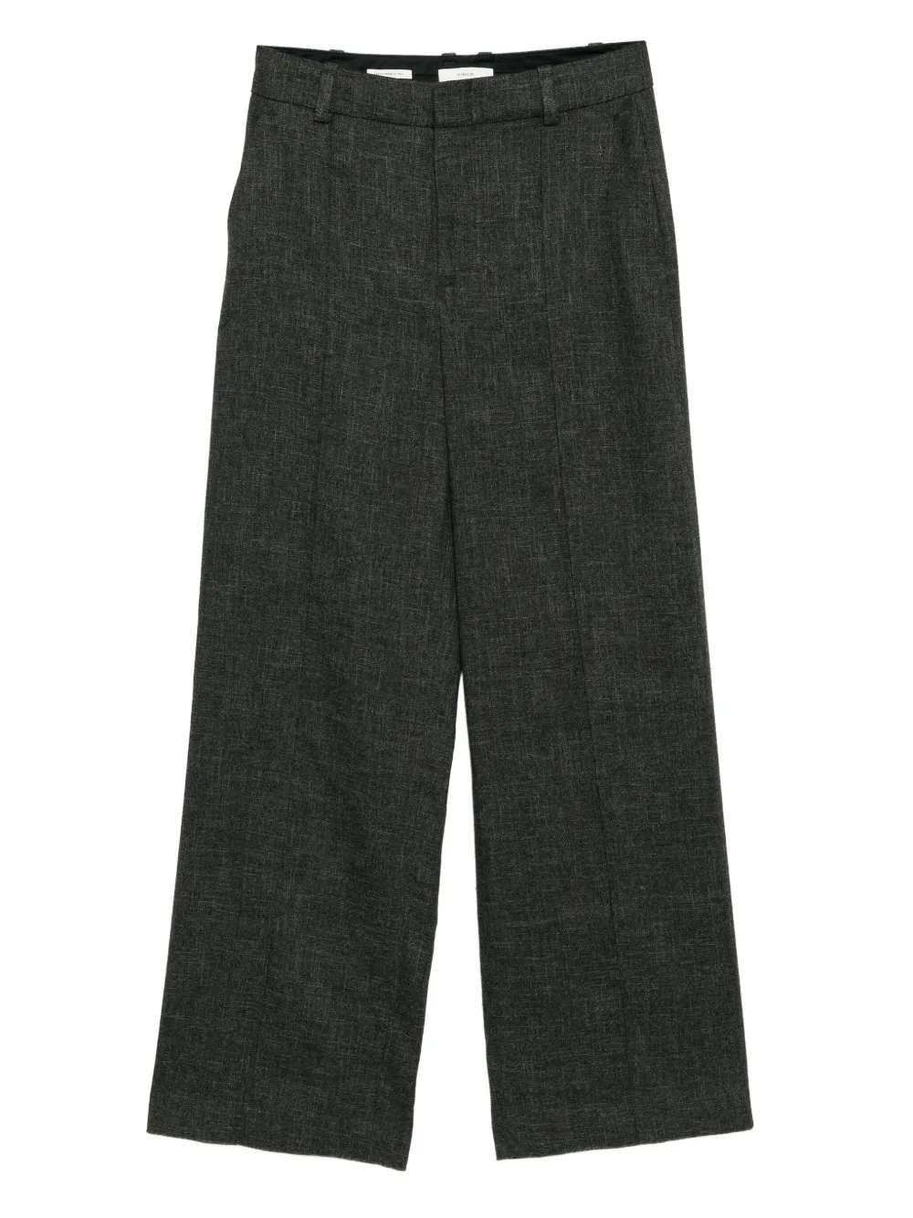 Vince pantalon jaspe à pinces | noir | Image 1