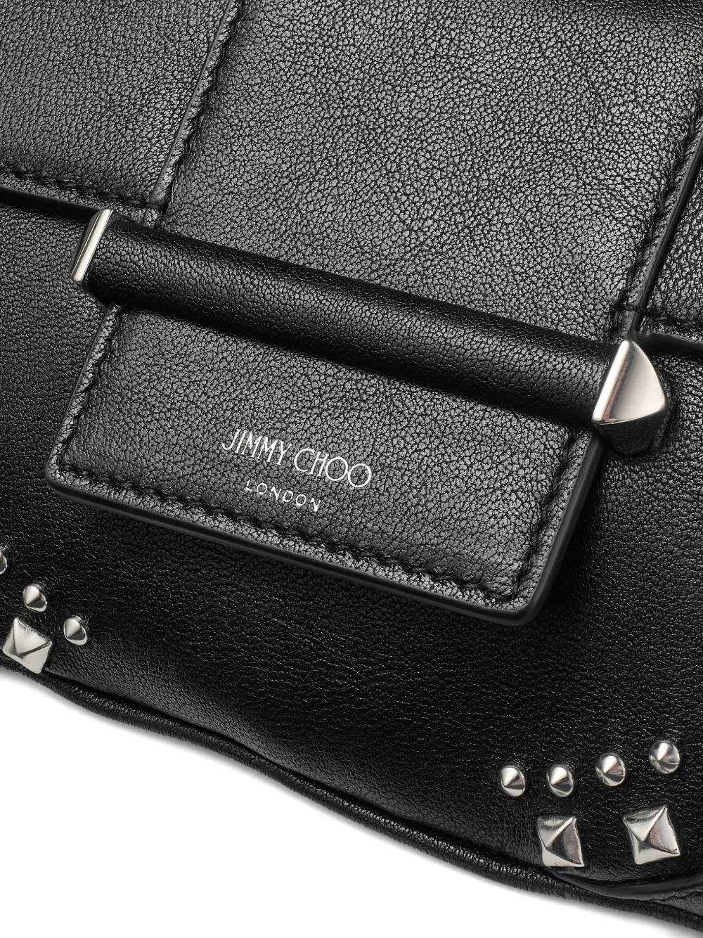 Jimmy Choo Studded Mini Bag In Black