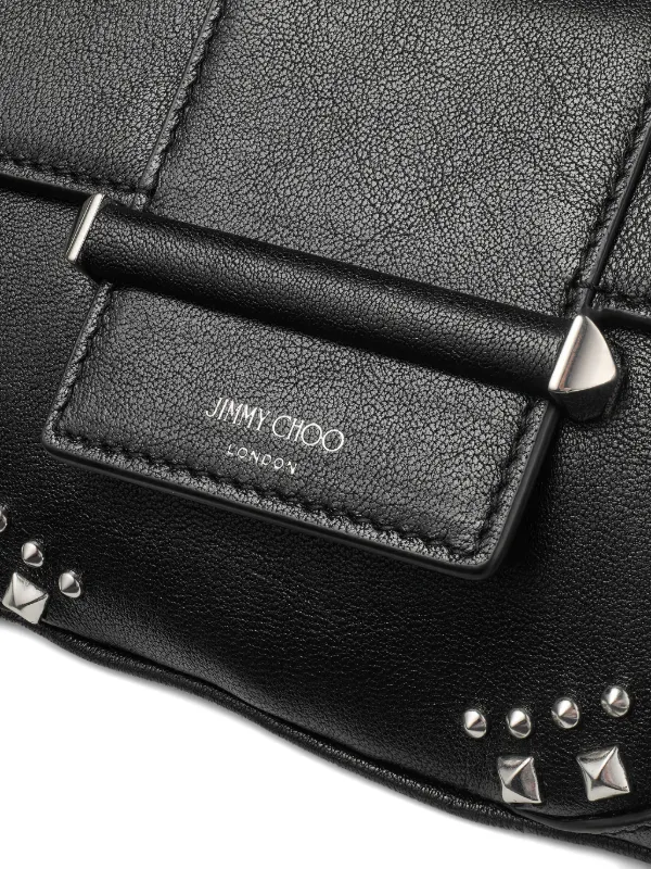 Jimmy Choo Bar Chain Wallet | Black | FARFETCH