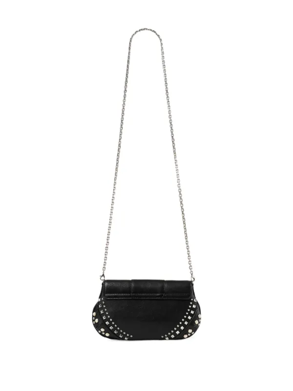 Jimmy Choo Bar Chain Wallet | Black | FARFETCH