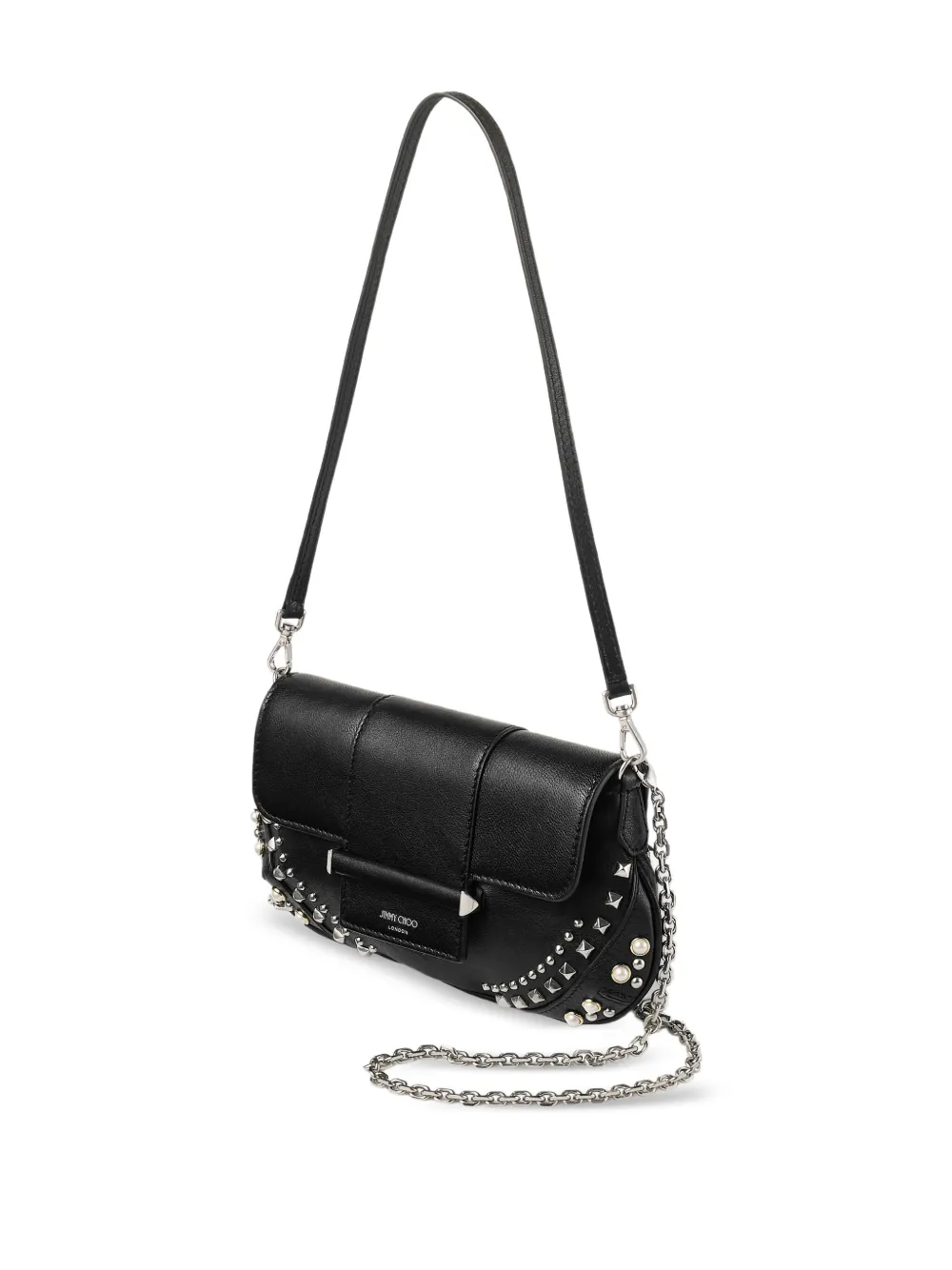 Jimmy Choo Kleine tas met studs Zwart