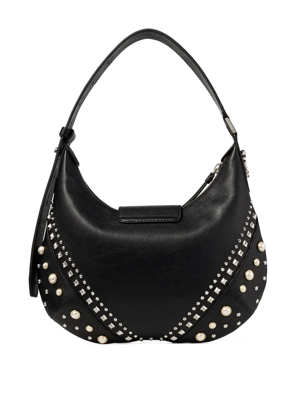 Jimmy Choo small Bar Hobo studded pearl shoulder bag | Image 2