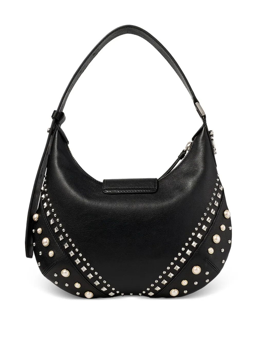 Jimmy Choo small Bar Hobo studded pearl shoulder bag | Image 2