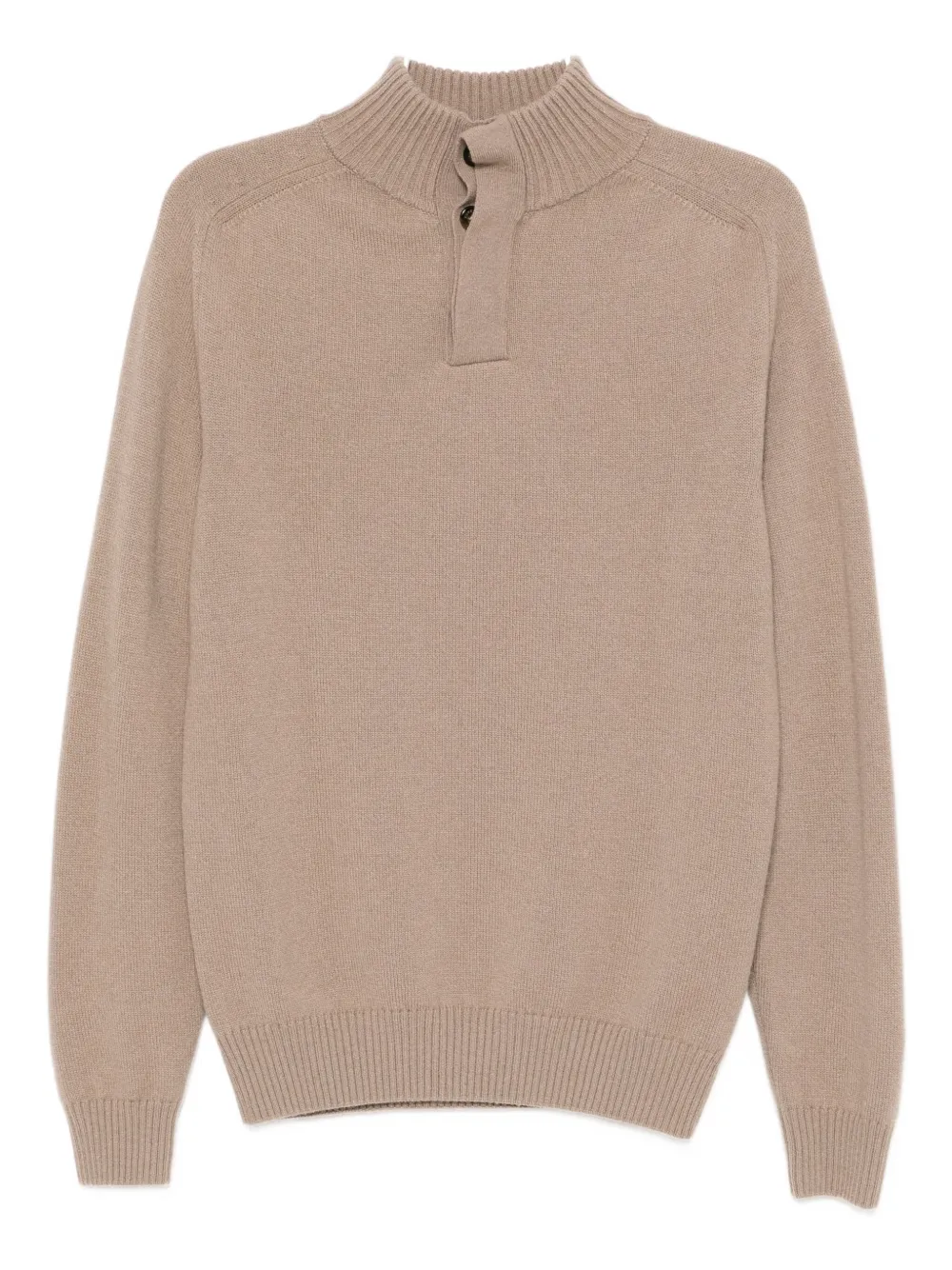 Aurélien city button jumper | Brown | Image 1